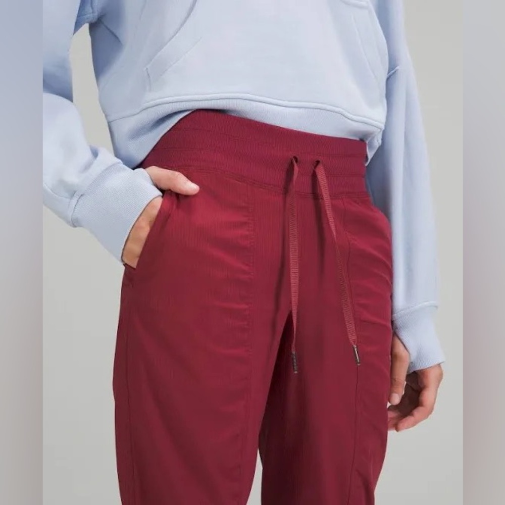 2 pairs of LuluLemon mid-rise joggers. Size 2